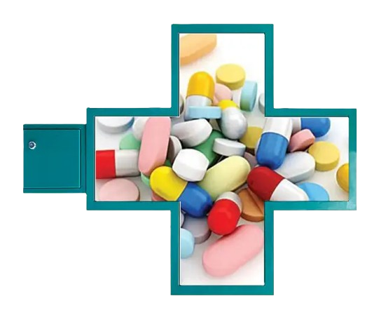 Cruz de Farmacia LED