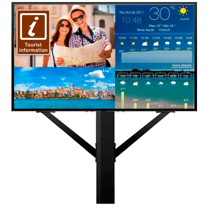 Monoposte LED Digital